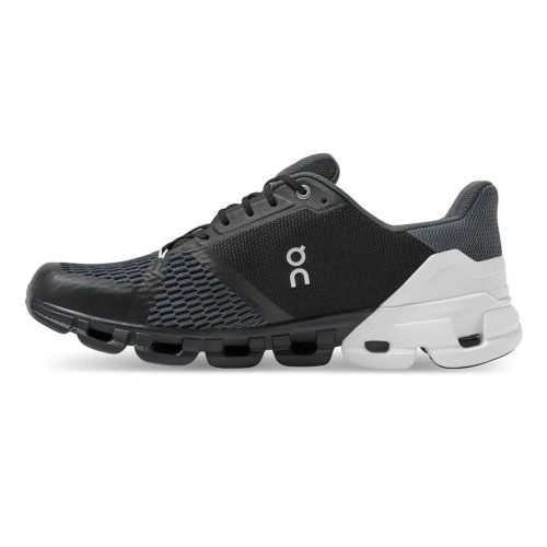 mens on running cloudflyer black white 2